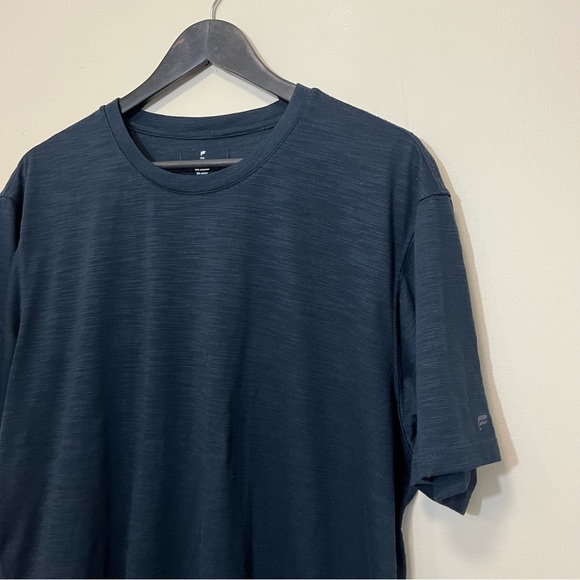 Fabletics Black Burnout Material T-Shirt - Picture 2 of 10